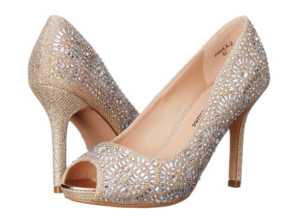 Lauren Lorraine Paula-2 (Nude Sparkle) High Heels