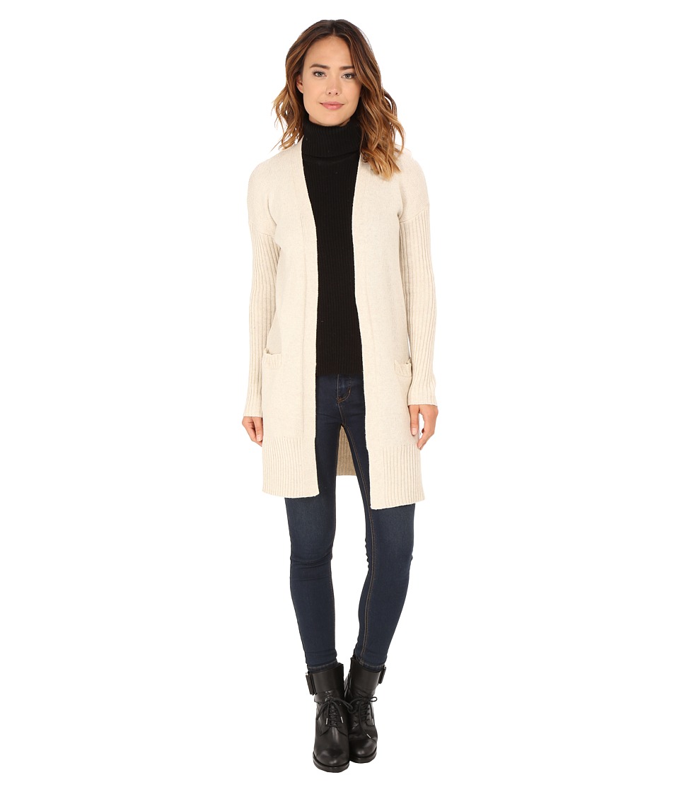 Roxy - Early Riser Solid Cardigan (Metro Heather) Women