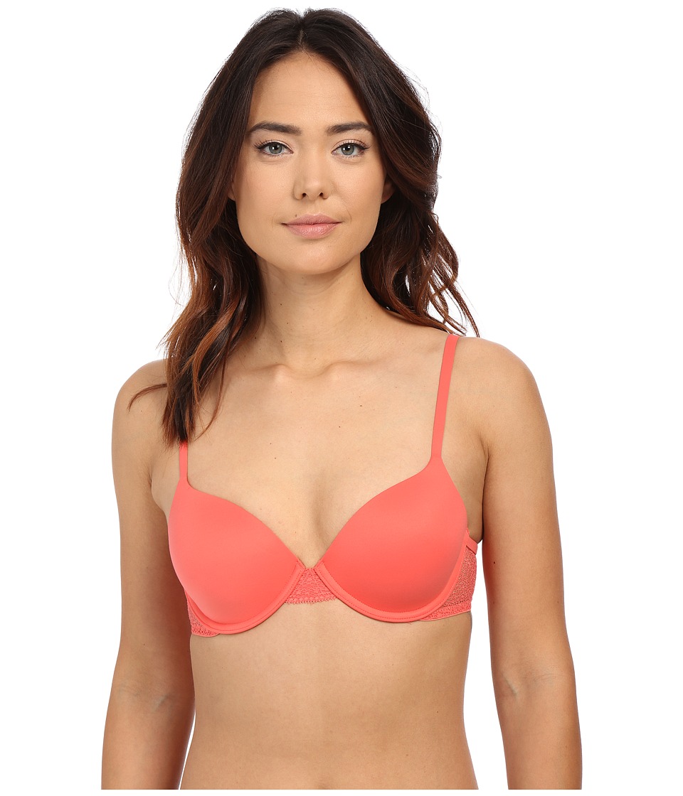 Calvin Klein Underwear - PF w/ Lace T-Shirt Bra F3916 (Rhodocrosite) Women