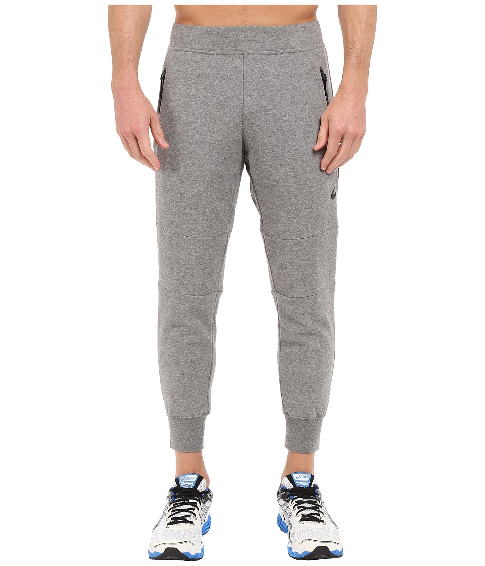 ASICS Terry Cuffed Pants (Heather Grey) Men