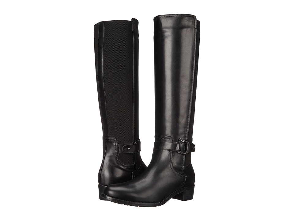 Aquatalia Odina (Black Calf/Elastic) Women