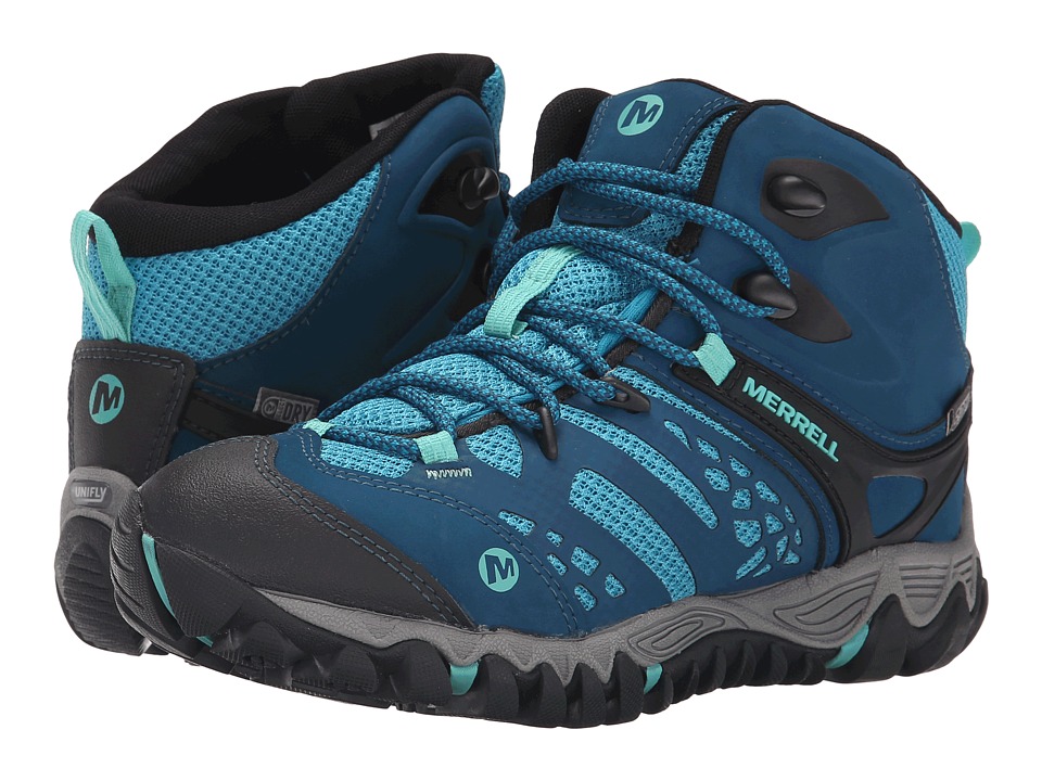 Merrell All Out Blaze Vent Mid Waterproof (Turquoise/Aqua) Women