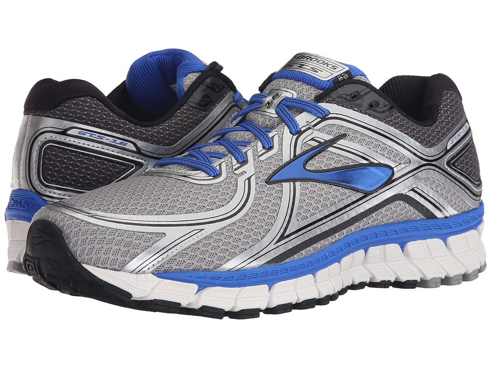 brooks adrenaline gts 16 mens silver