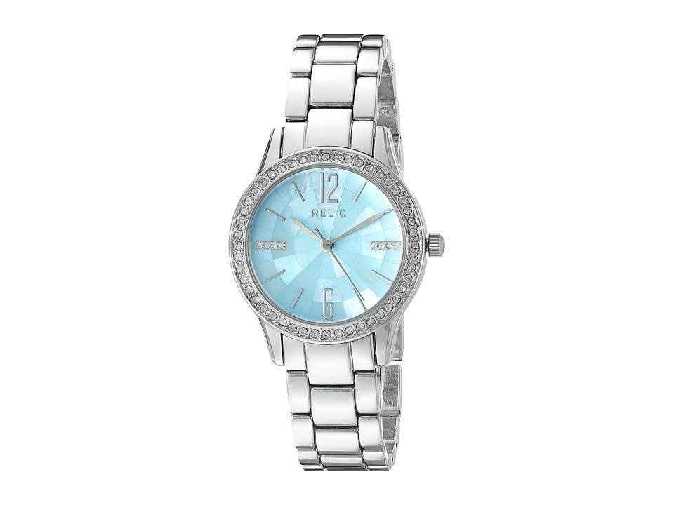 Relic - Stacy (Silver Tone/Blue Mother-of-Pearl) Watches