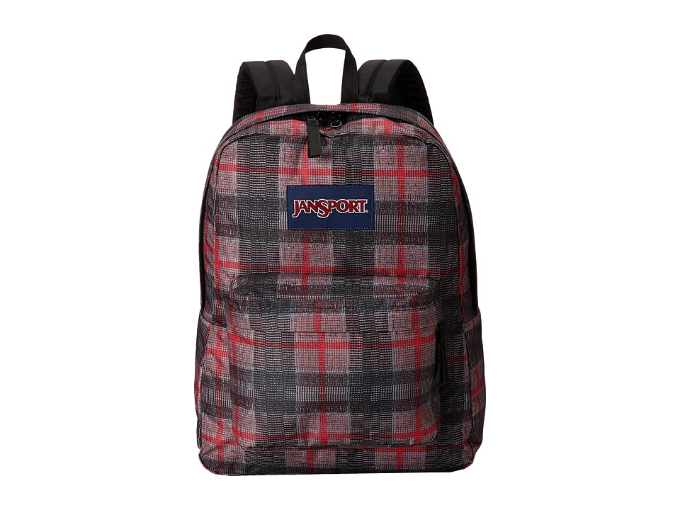 JanSport - SuperBreak (Red Tape Plaid) Backpack Bags
