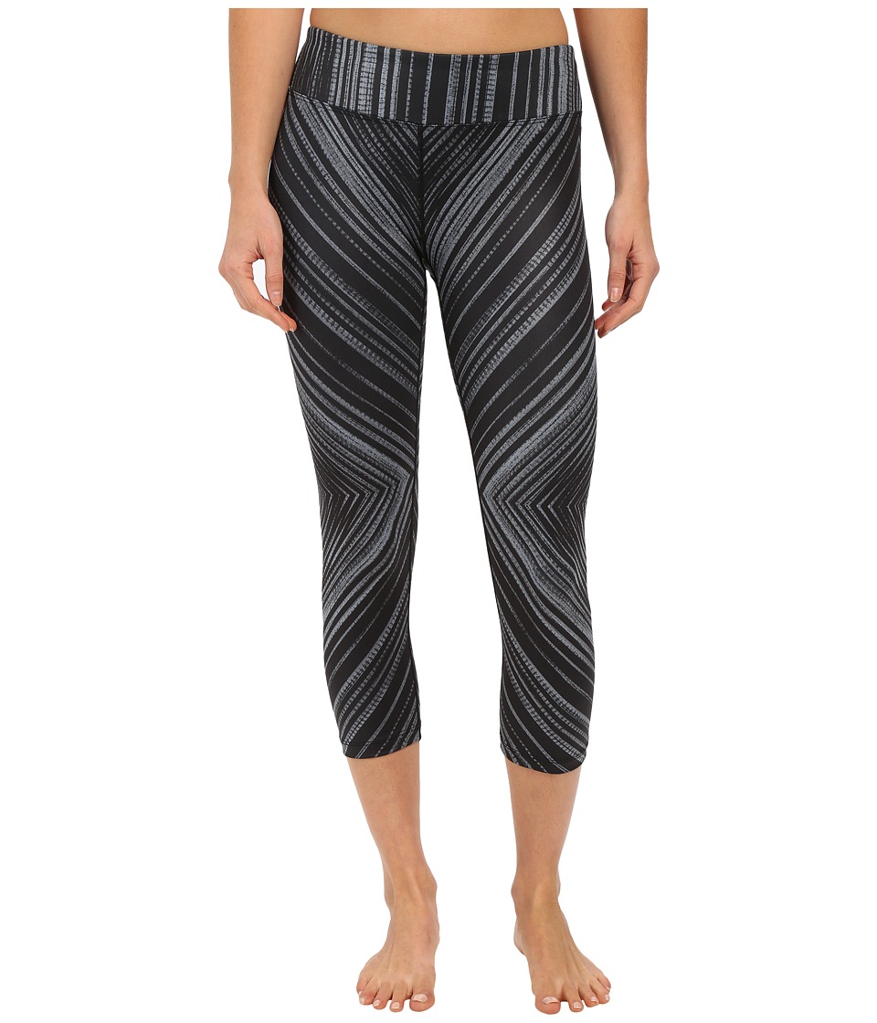 Prana Roxanne Capri (Black Stripe) Women