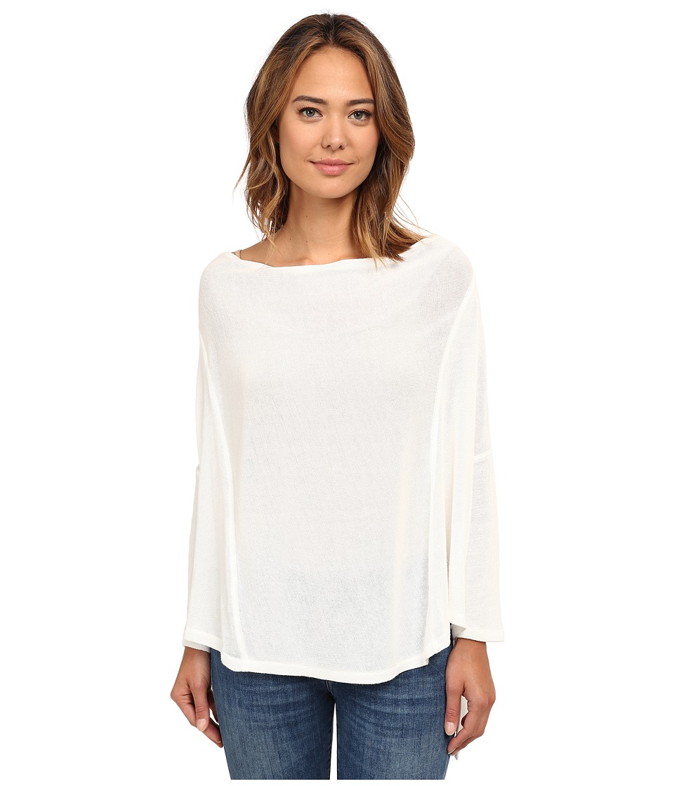 Free People - Limitless Swit Jersey Lucky Day Wrapped Tee (White) Women