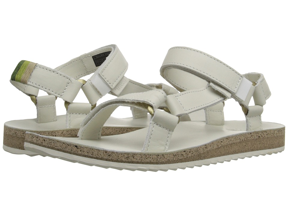 Teva Original Universal Crafted Leather (White) Women