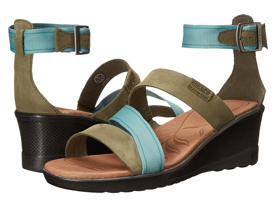 Keen - Skyline Ankle Wedge (Mineral Blue) Women