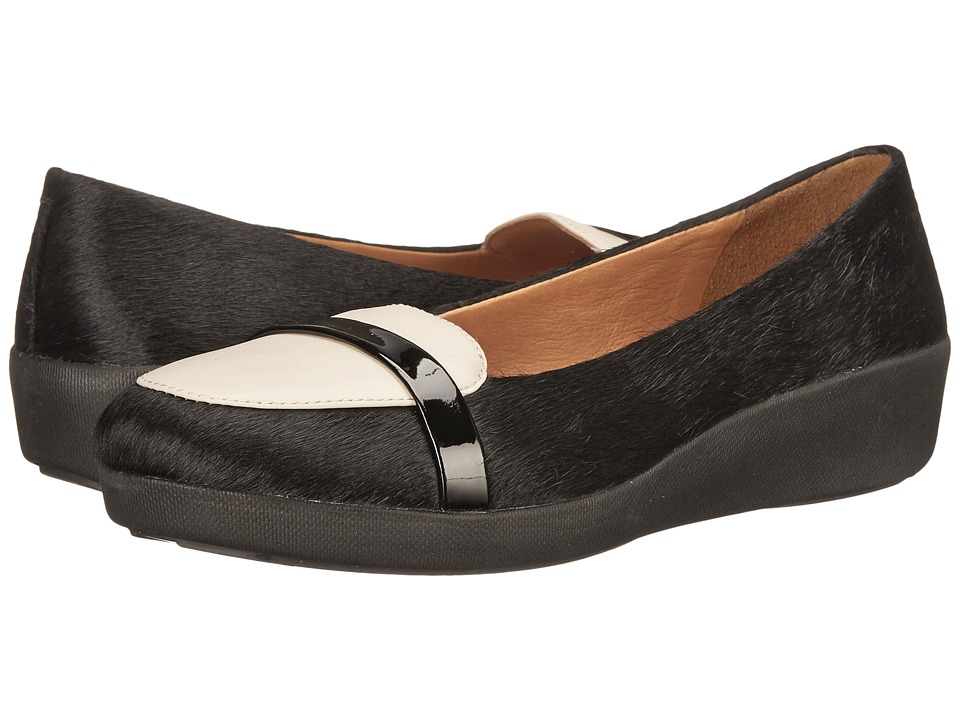 FitFlop - F-Pop Loafer (Urban White/Black) Women