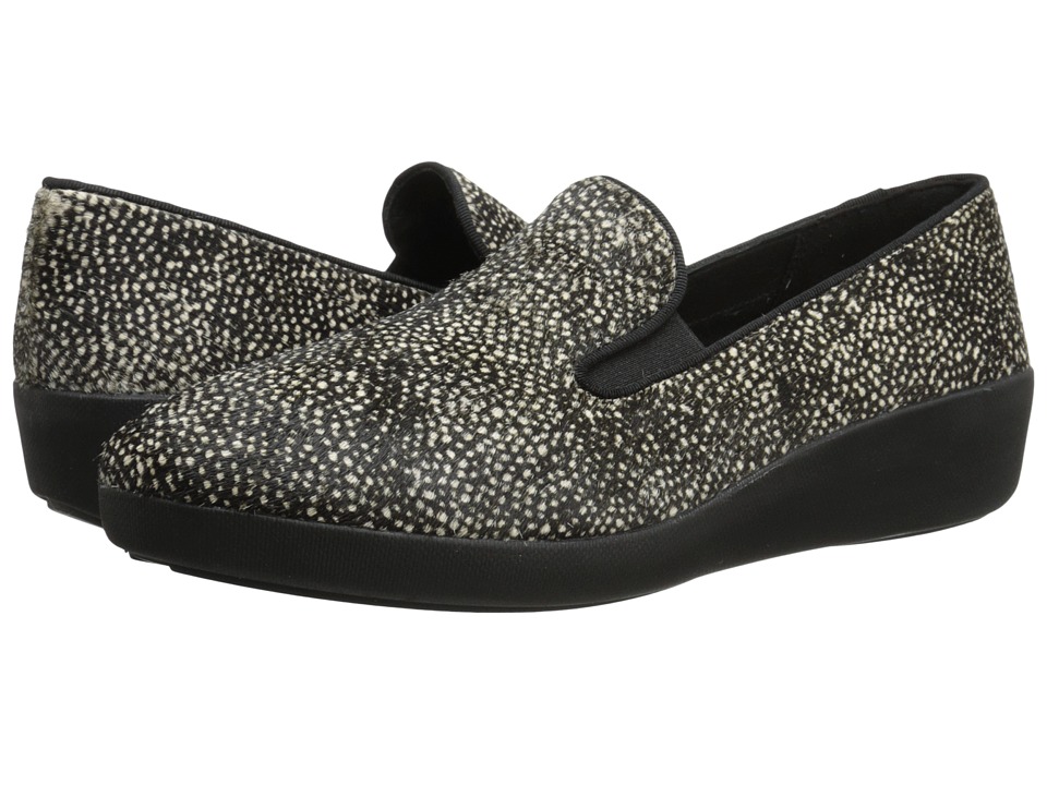 FitFlop F-Pop Skate (Black Mix Pony) Women