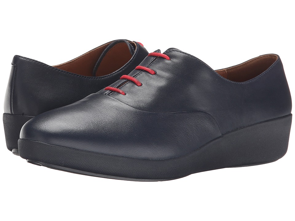 FitFlop - F-Pop Oxford (Supernavy Leather) Women