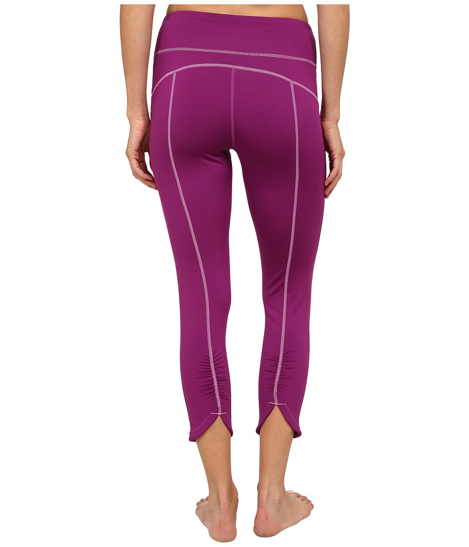 Fila Glam 3/4 Ruched Capris (Sparkling Purple) Women