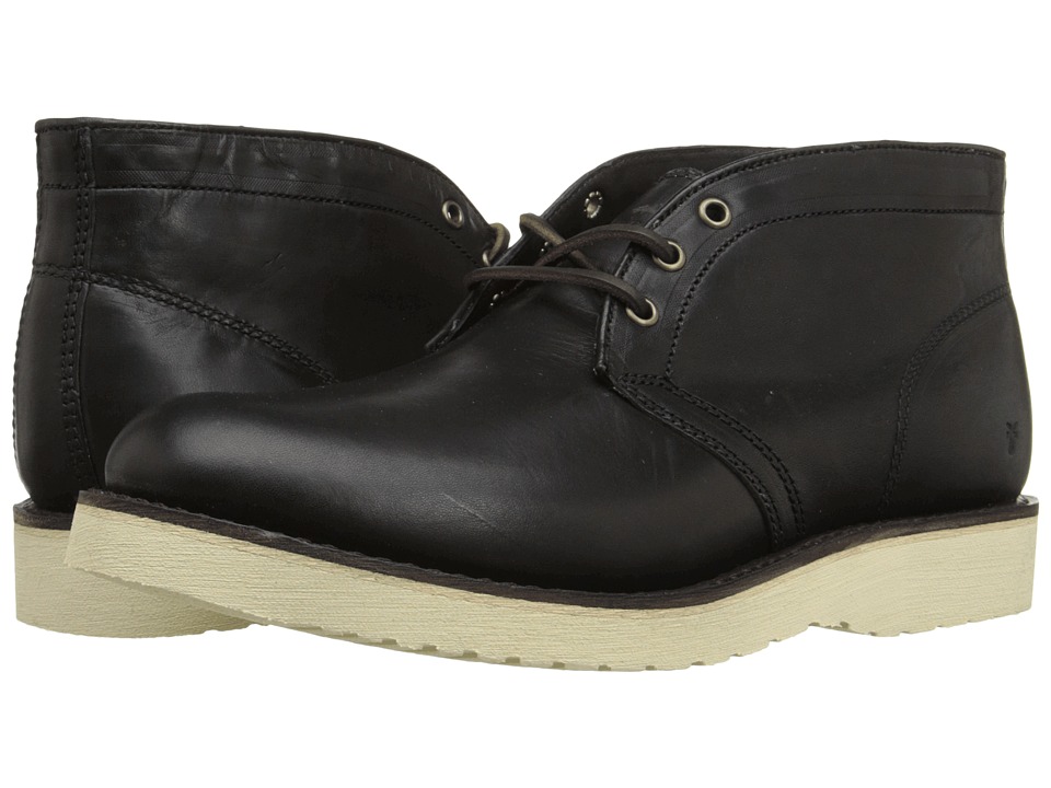 Frye Freeman Chukka (Black Vintage Pull-Up) Men