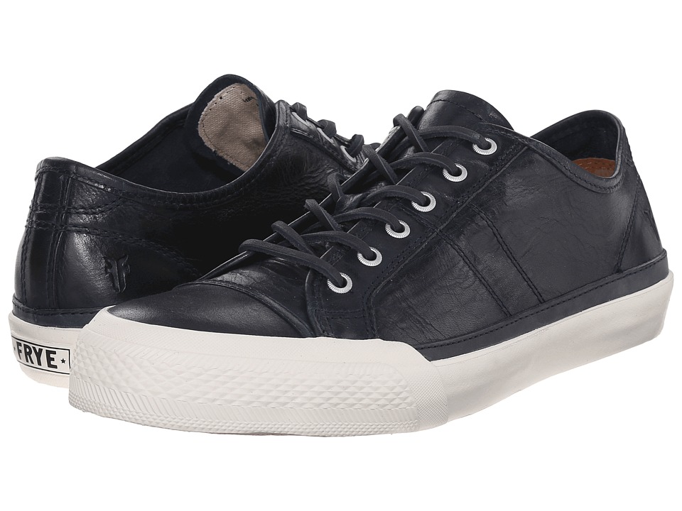 Frye Greene Low Lace (Navy Antique Pull-Up) Men