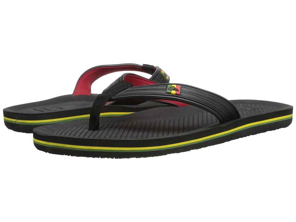 Quiksilver - Haleiwa Deluxe (Black/Red/Green 2) Men