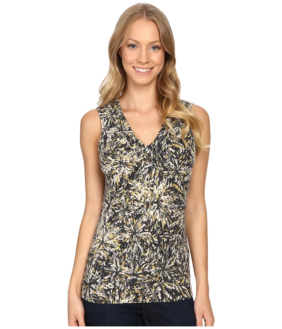 Royal Robbins Essential Floret Tank Top (Jet Black) Women