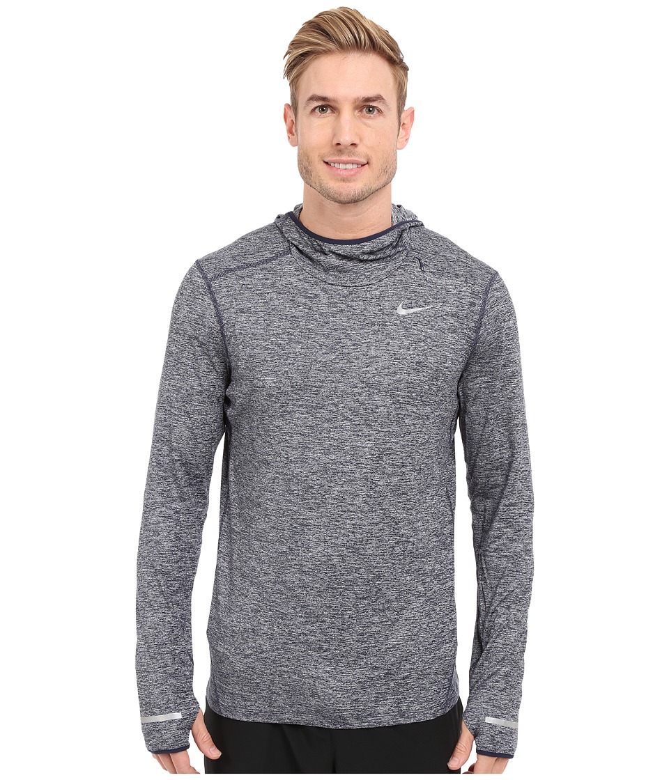 Nike - Dry Element Running Hoodie (Obsidian/Reflective Silver) Men's Sweatshirt Nike - Dry Element Running Hoodie (Obsidian/Reflective Silver) Men's Sweatshirt