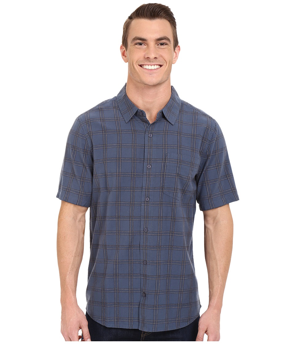 Toad&Co Aircooled Short Sleeve Shirt (Moody Blue) Men
