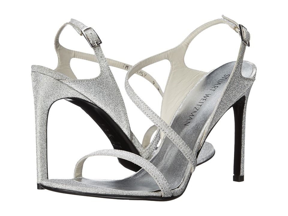 Stuart Weitzman Bridal & Evening Collection Sensual (Argento Glitterati) Women