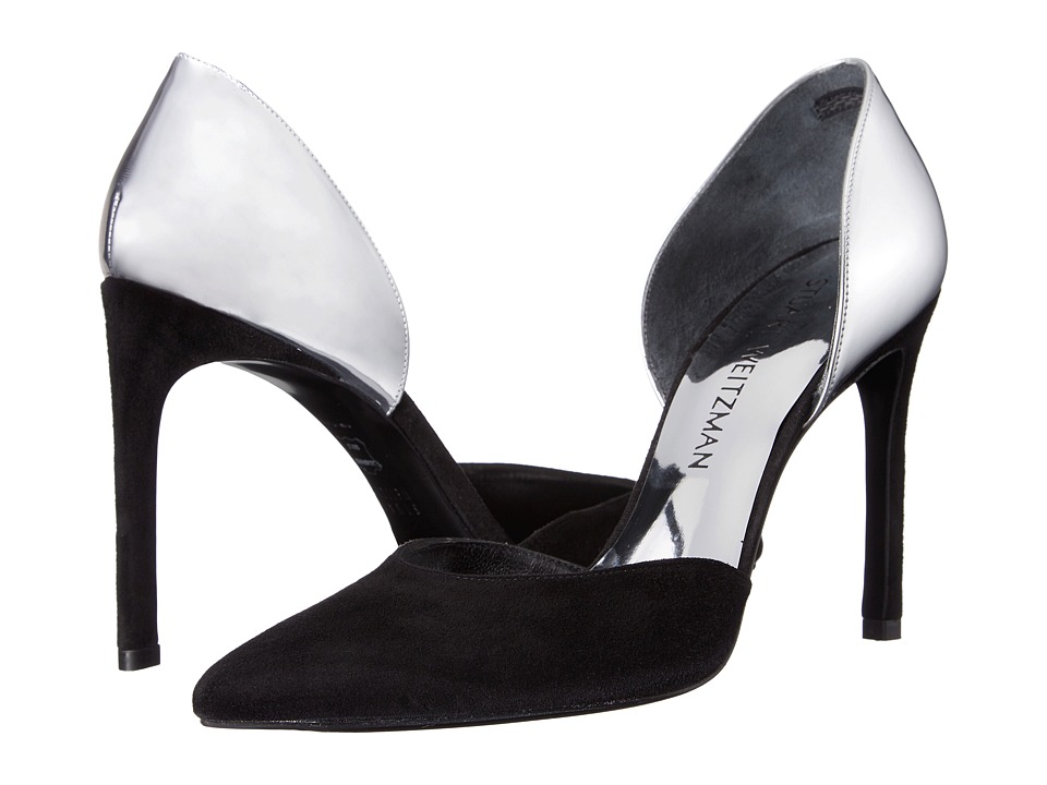 Stuart Weitzman Bridal & Evening Collection Doubletalk (Black Suede) Women