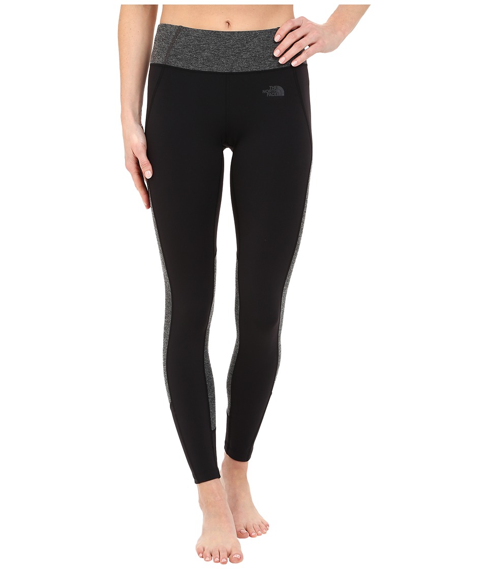 The North Face Motivation Color Block Printed Leggings (TNF Black/TNF Dark Grey Heather) Women