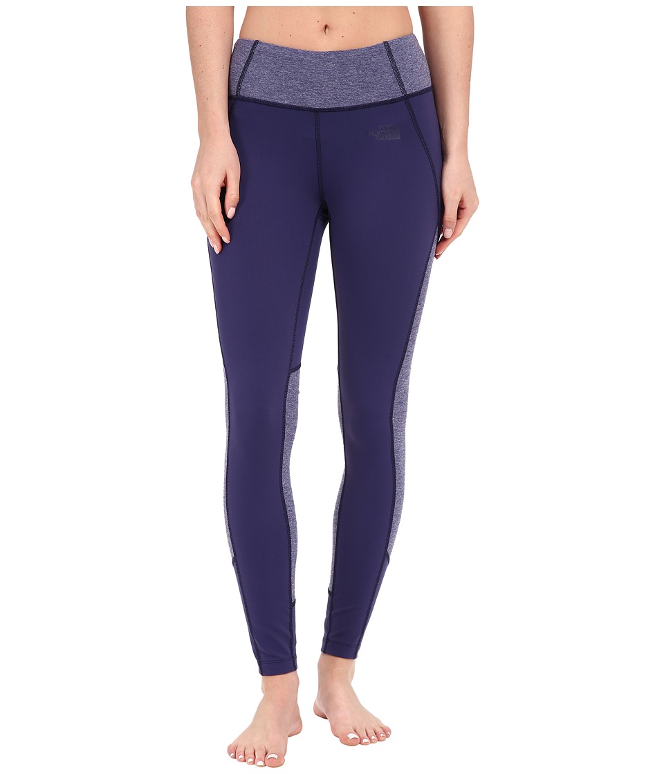 The North Face Motivation Color Block Printed Leggings (Patriot Blue/Patriot Blue Heather) Women