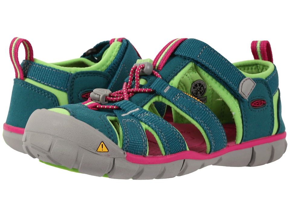 Keen Kids - Seacamp II CNX (Little Kid/Big Kid) (Everglade/Jasmine Green) Girls Shoes