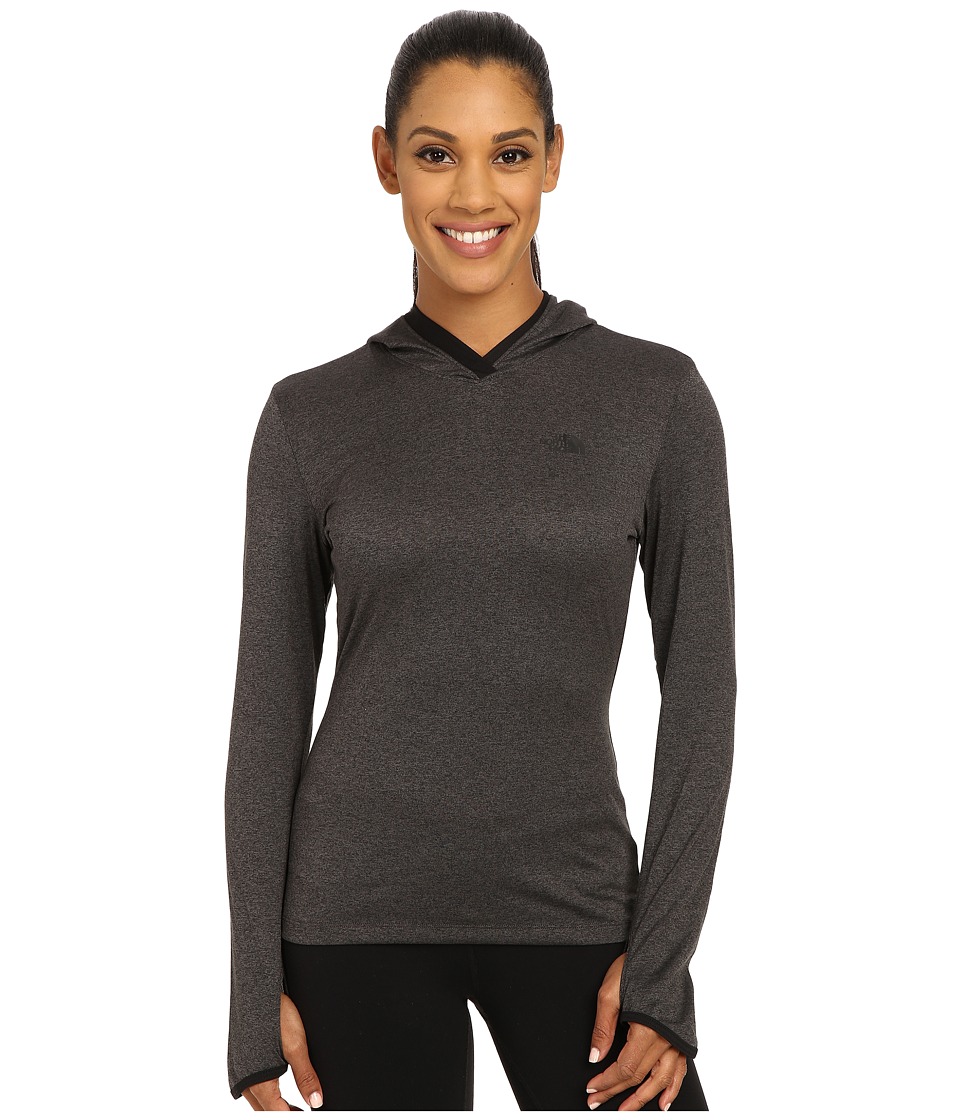 The North Face Reactor Hoodie (TNF Dark Grey Heather/TNF Black) Women