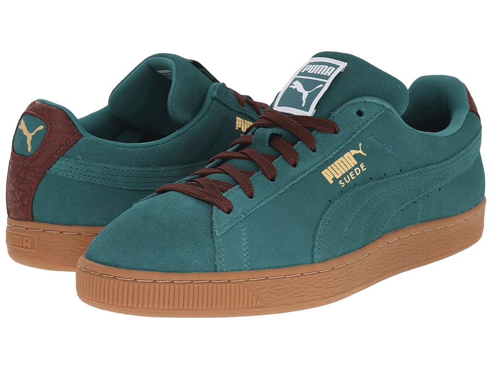 PUMA - Suede Classic Casual (Storm/Oxblood/Gum) Men