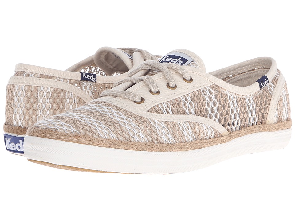 Keds Champion Crochet Stripe (Natural/Cream) Women
