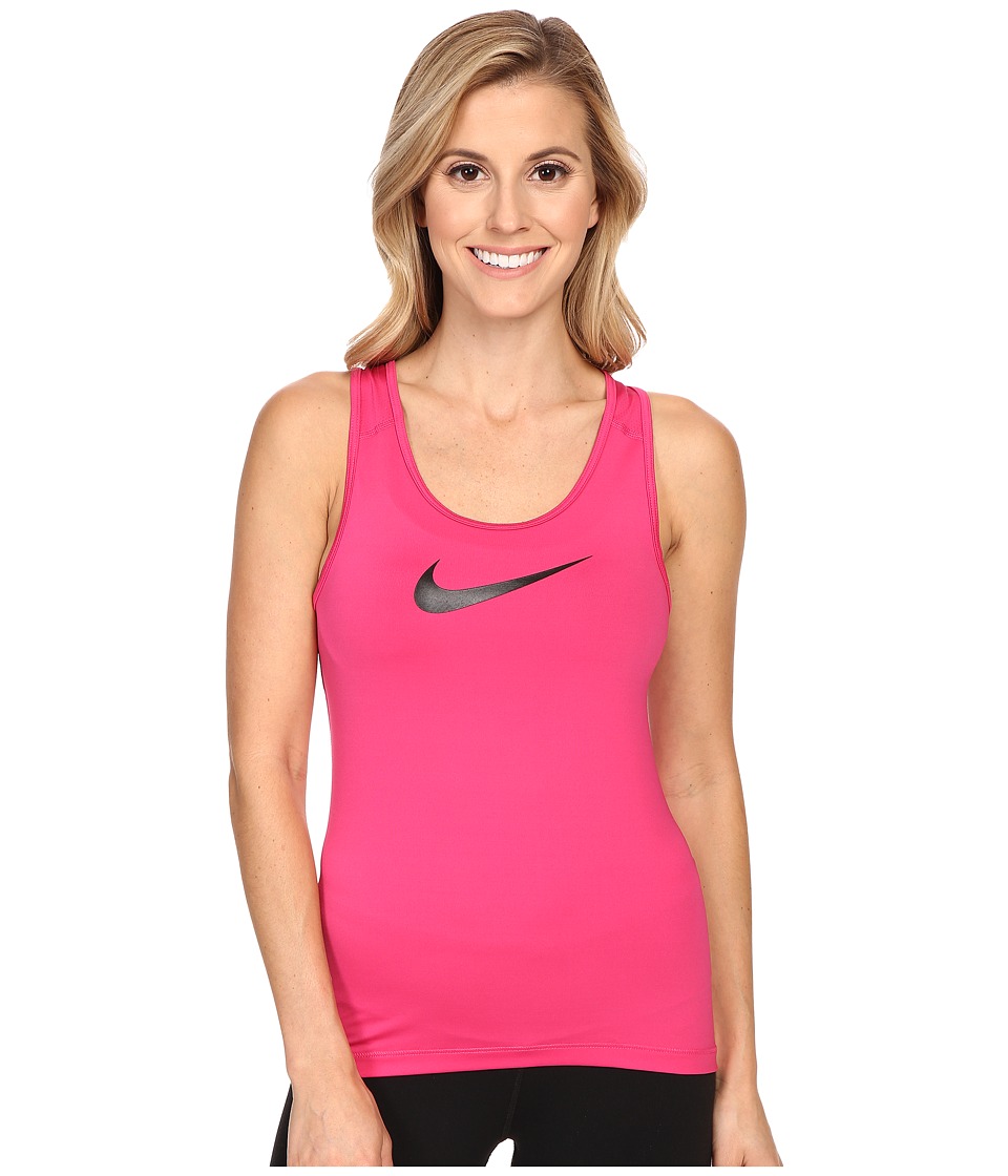 Nike Pro Cool Training Tank Top (Vivid Pink/Black) Women