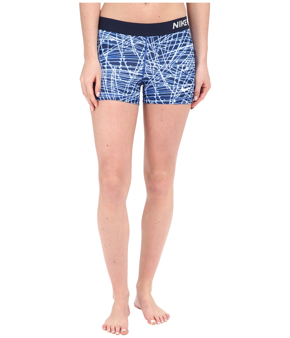 royal blue nike pro compression shorts