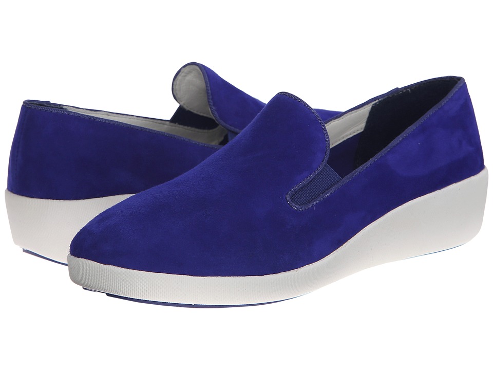 FitFlop F-Pop Skate Suede (Mazarine Blue) Women