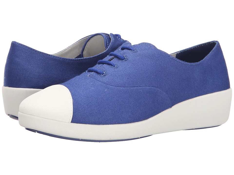 FitFlop F-Pop Oxford Canvas (Mazarine Blue) Women