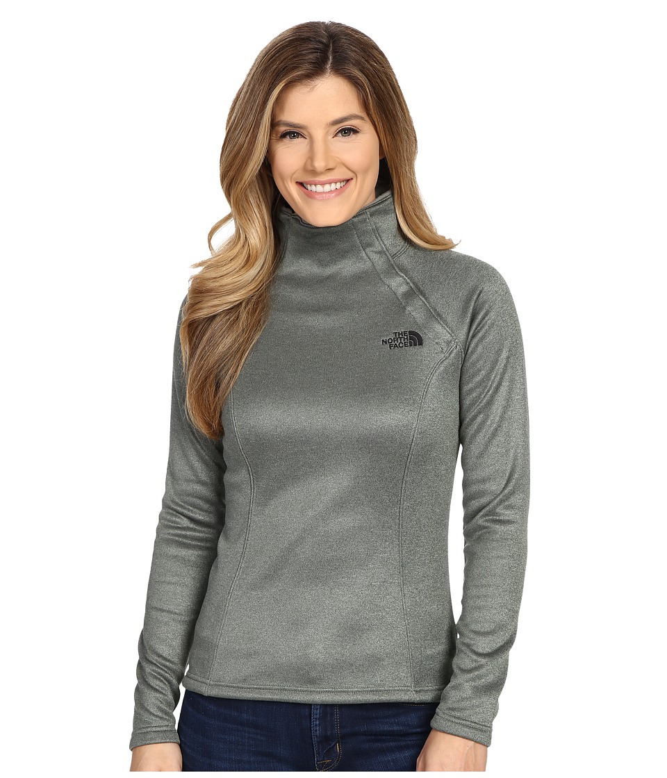 The North Face - Agave 1/4 Snap (Laurel Wreath Green Heather) Women
