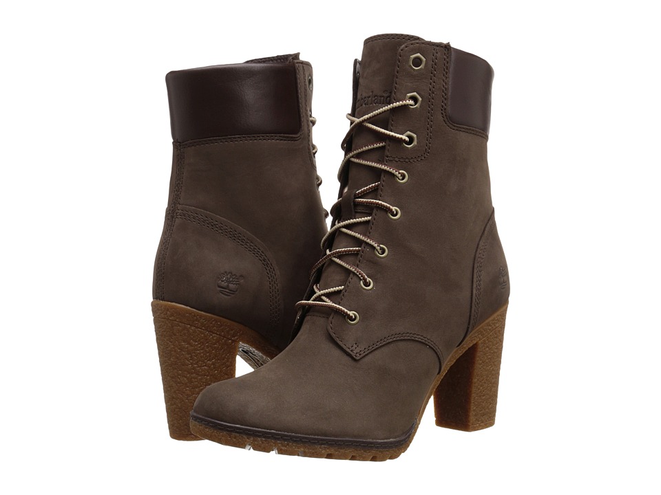 Timberland - Earthkeepers Glancy 6 Boot (Dark Brown Nubuck) Women