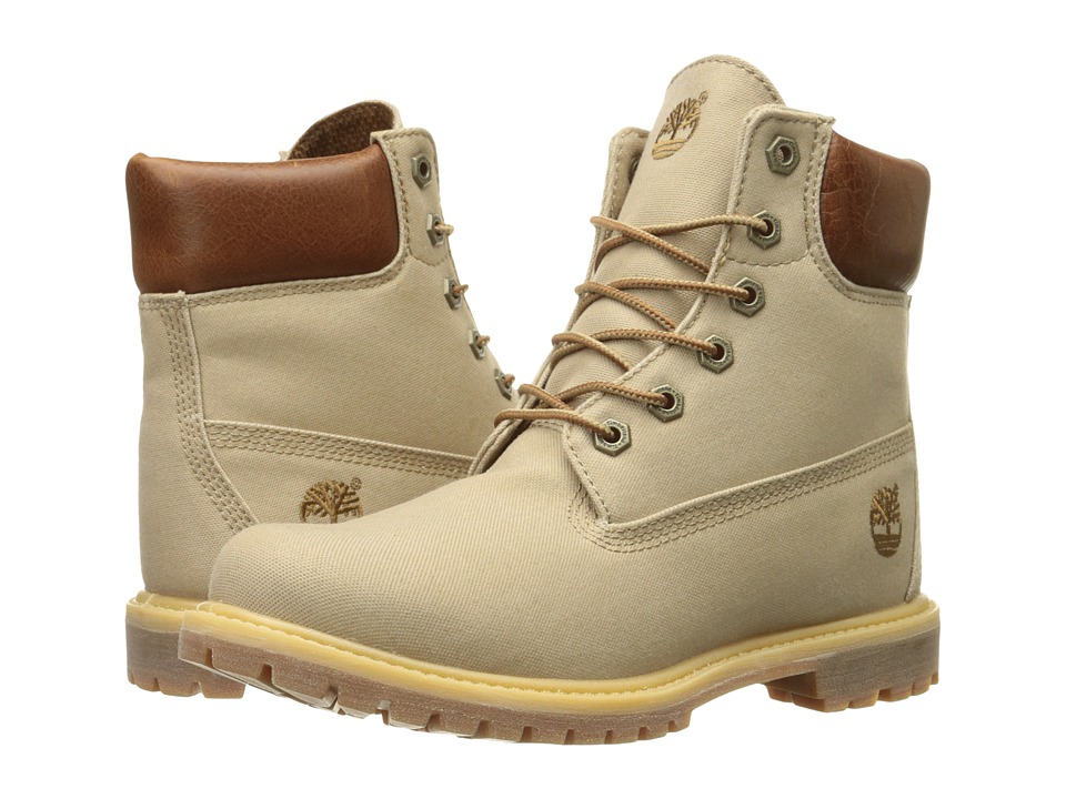 Timberland - 6 Premium Boot (Tan Waxed Canvas) Women