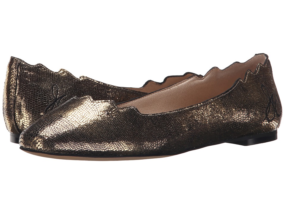 Sam Edelman Augusta (Bronze Metallic Mini Lizard Leather) Women