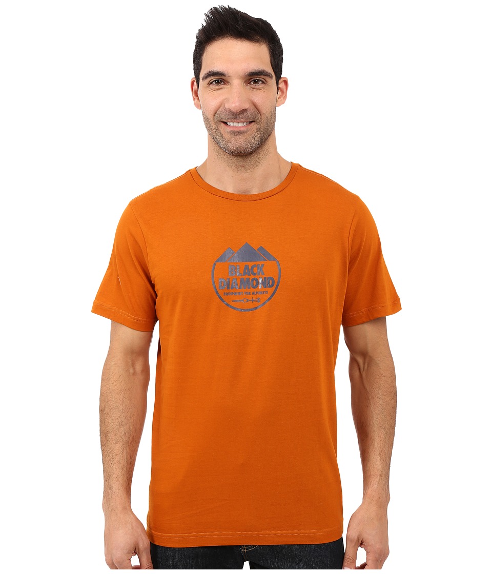Black Diamond Short Sleeve Alpinist Crest Tee (Copper) Men