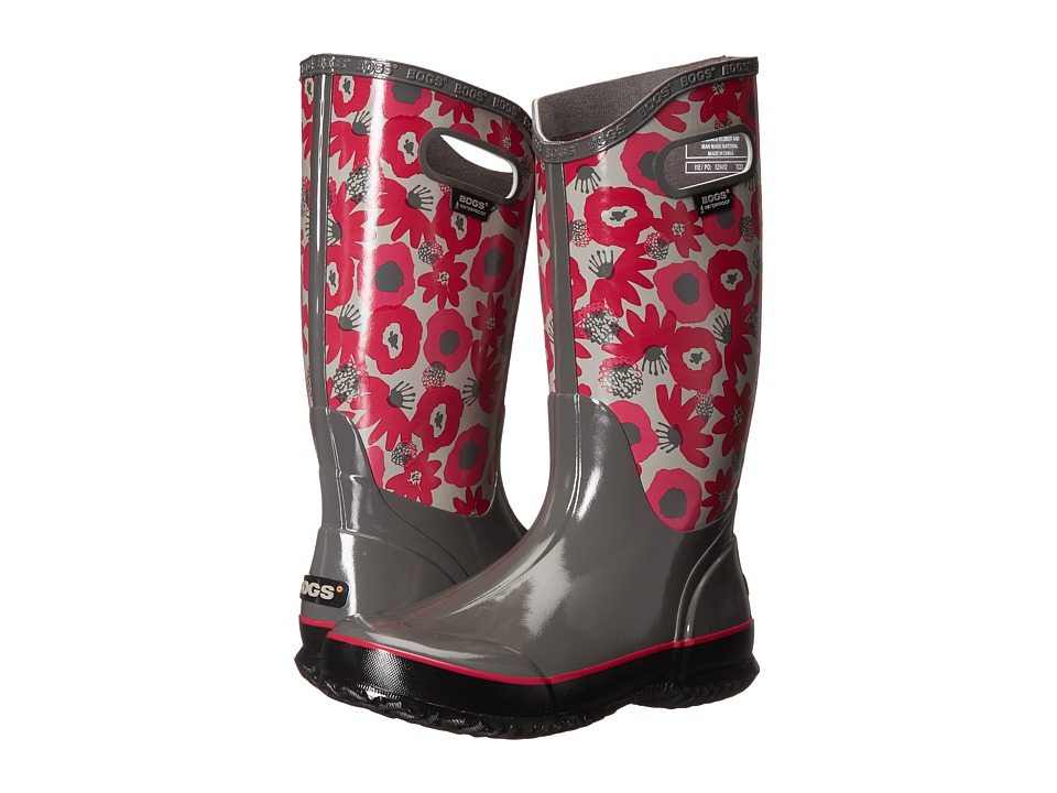 Bogs Watercolor Rain Boot (Gray Multi) Women