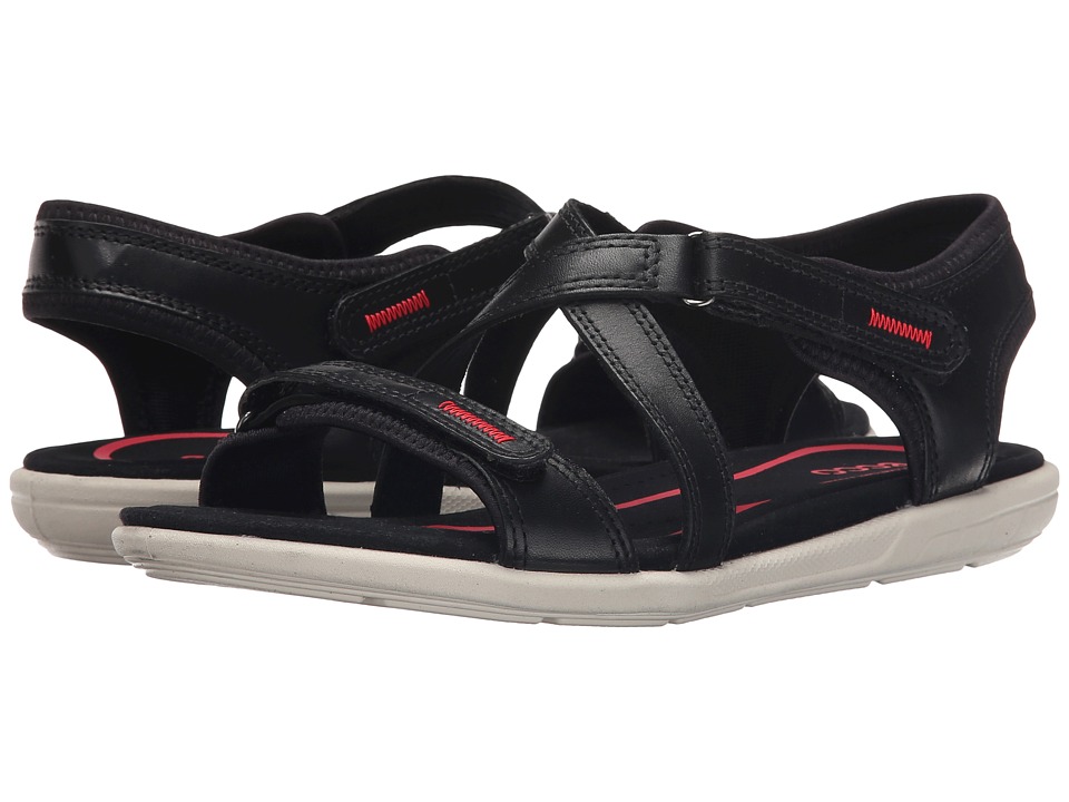 ECCO Bluma Strap Sandal (Black) Women