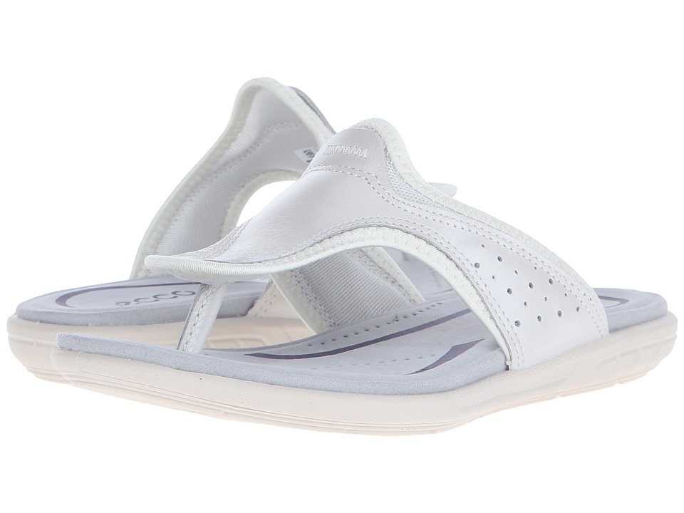 ECCO Bluma Thong (White) Women