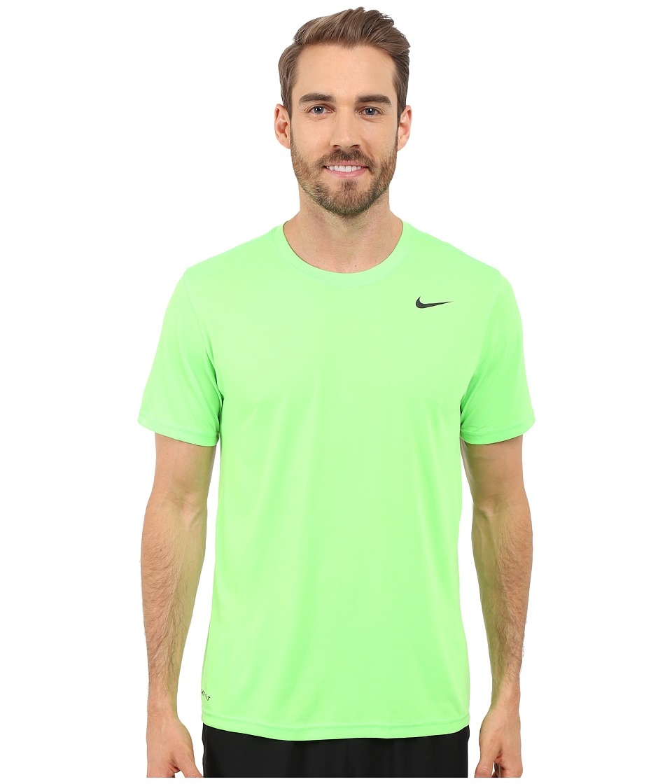 Nike - Legend 2.0 Short Sleeve Tee (Voltage Green/Black/Black) Men