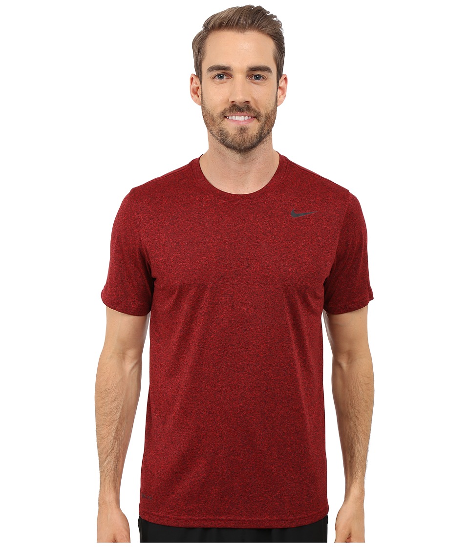 Nike Legend 2.0 Short Sleeve Tee (University Red/Black/Black/Black) Men