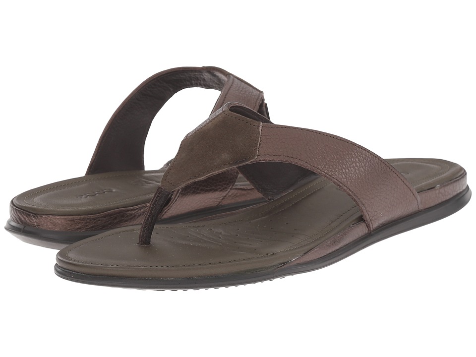 UPC 809702130783 product image for ECCO - Touch Thong (Licorice Metallic/Tarmac) Women's Sandals | upcitemdb.com