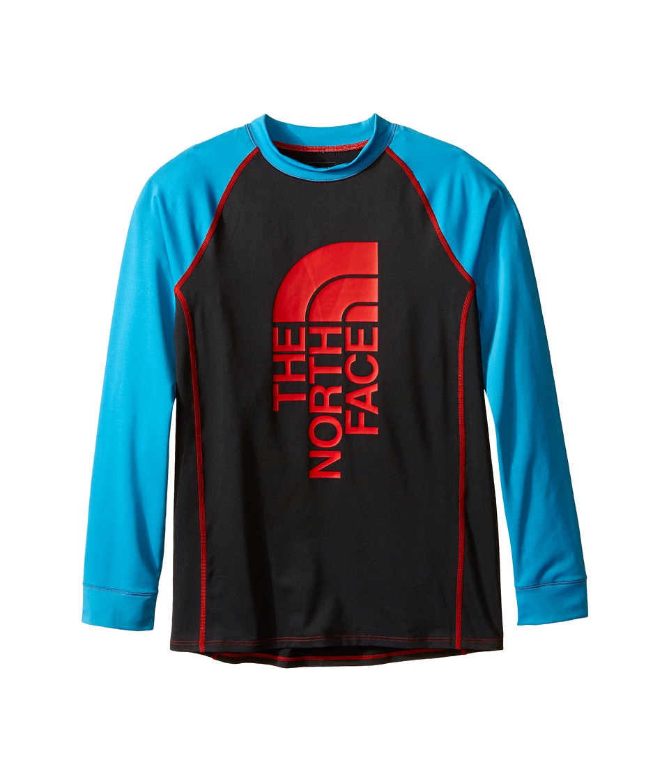 The North Face Kids Dog Patch Long Sleeve Rashguard (Little Kids/Big Kids) (Asphalt Grey) Boy
