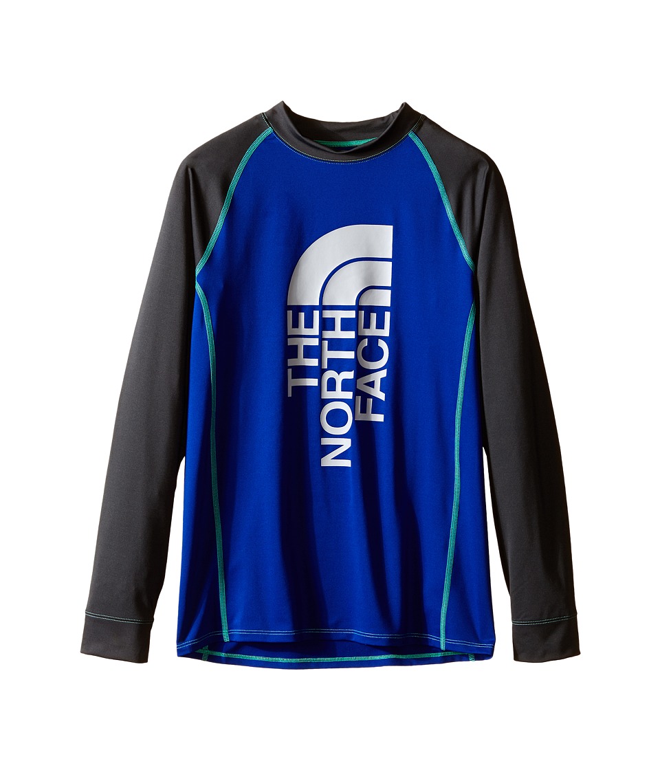 The North Face Kids Dog Patch Long Sleeve Rashguard (Little Kids/Big Kids) (Marker Blue) Boy