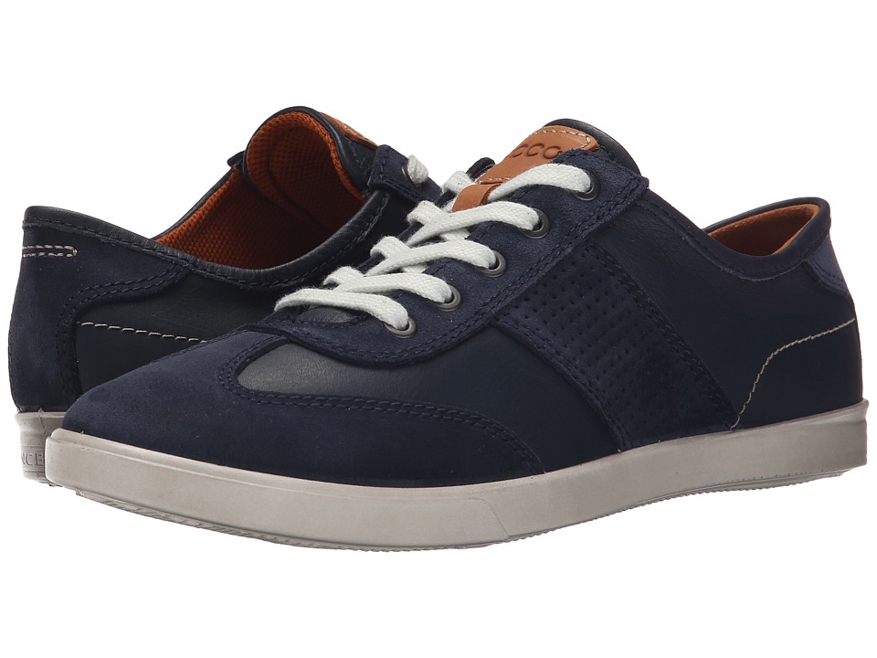 ECCO Collin Retro Sneaker (Marine/Marine) Men