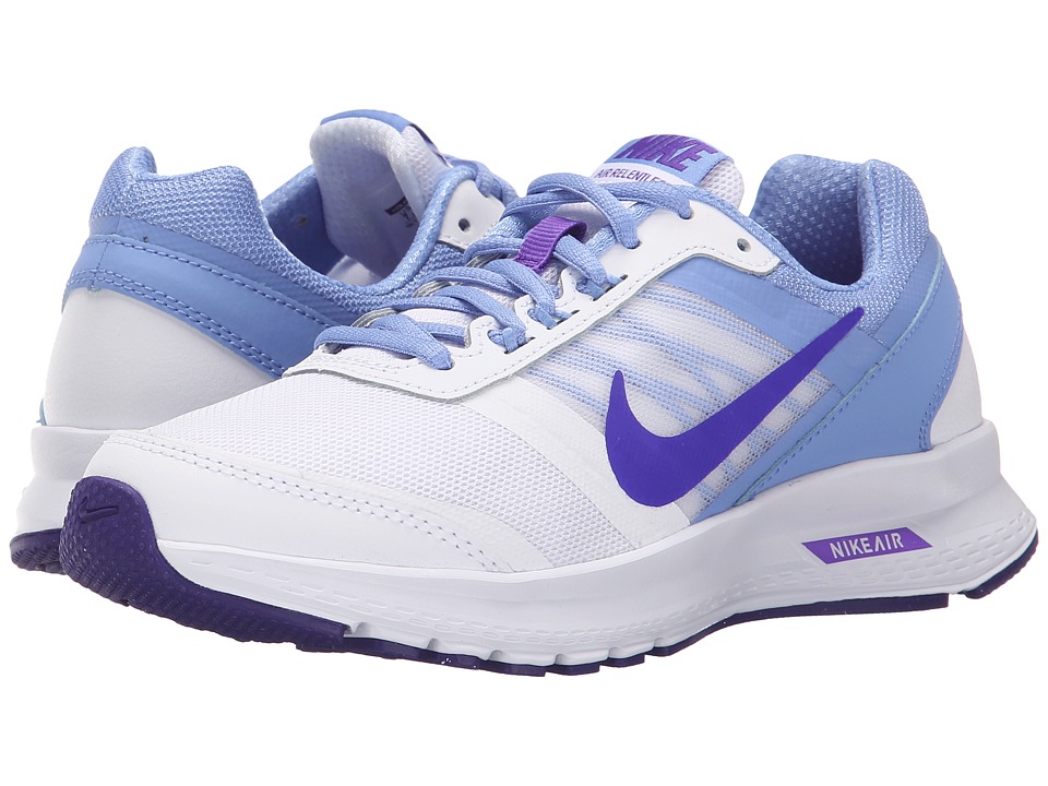 Nike Air Relentless 5 (White/Chalk Blue/White/Fierce Purple) Women